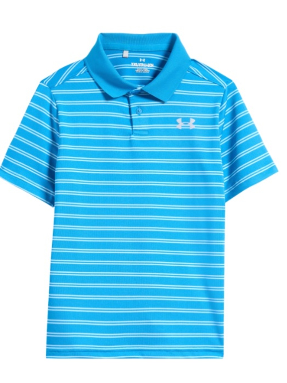 NWOT Under Armour Kids Performance Stripe Polo